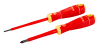 Набор изолированных отверток под винты со шлицем и Phillips, 2 штуки B220.002 Набор изолированных отверток под винты со шлицем и Phillips, 2 штуки B220.002