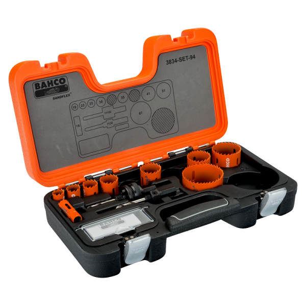Наборы биметаллических кольцевых пил Sandflex 3834-SET-94 Наборы биметаллических кольцевых пил Sandflex 3834-SET-94