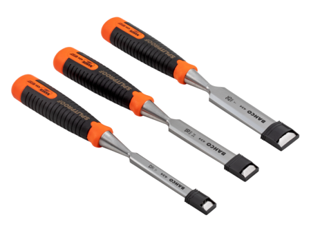 Набор стамесок с рукояткой ERGO™ в картонной коробке, 3 шт. 434-S3-EUR