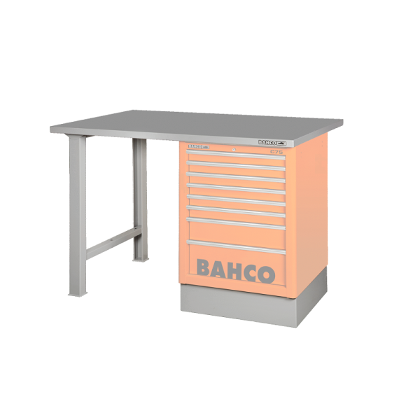 Верстачная металлическая столешница 1495KW-TS