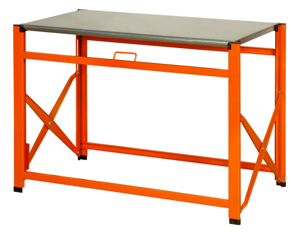Складной верстак, металлическая столешница с гальваническим покрытием 1495FWBTS