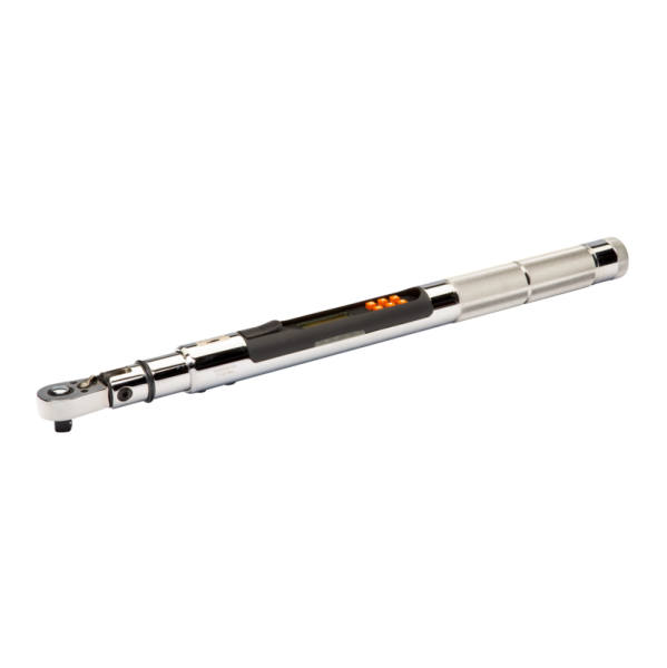 Электронный динамометрический ключ с функцией измерения угла, памятью, интерфейсом USB и фиксированной реверсивной головкой TAWM