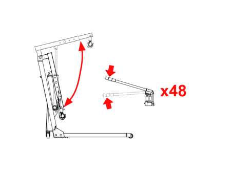 Кран складной BH6FC1000