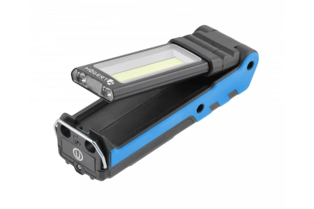 HOEGERT Фонарь светодиодный,  раскладной, 400 люмен, магнит, USB