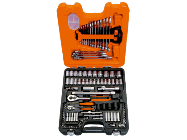 1/4″ и 1/2″ Набор торцевых головок, пластиковый кейс S108 1/4″ и 1/2″ Набор торцевых головок, пластиковый кейс S108