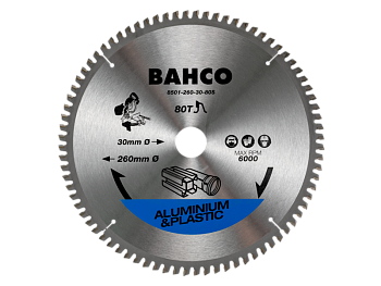 Полотна для торцовочных дисковых пил по алюминию и пластмассе 8501-S Полотна для торцовочных дисковых пил по алюминию и пластмассе 8501-S