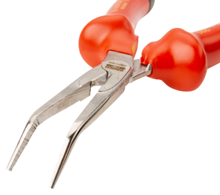 Изолированные плоскогубцы с изогнутыми губками, 60° 2427V