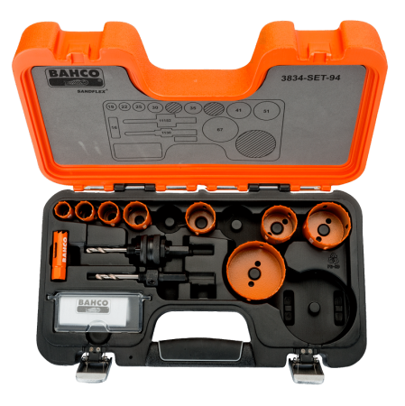 Наборы биметаллических кольцевых пил Sandflex 3834-SET-94