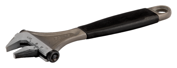 Разводной ключ с регулировкой зева с торца 95