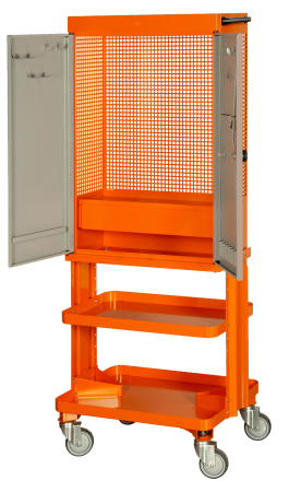 Двухдверный инструментальный шкаф на колесах 1495CD60W