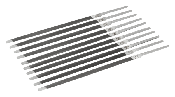 Напильник заостренный двойной сверхтонкий, промышленная упаковка, без ручки 4-188-0