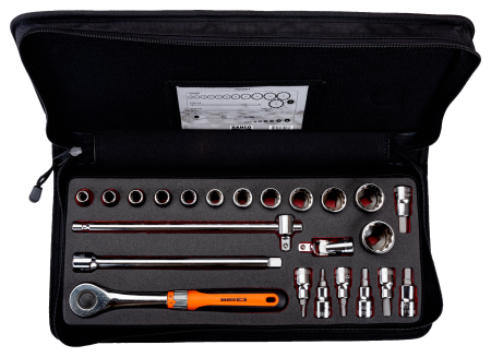 Набор торцевых головок в чехле 7823DET