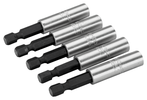 Универсальный держатель бит для отверток с фиксирующим кольцом 1/4″, 60 мм, с магнитом KM653