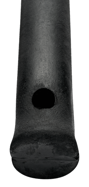 Кувалда со слегка выпуклыми бойками, резиновая рукоятка, усиленная стальными стержнями 489-1100/489-1800