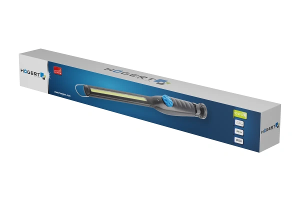 HOEGERT Фонарь светодиодный 400 люмен, на магнитном шарнире, USB