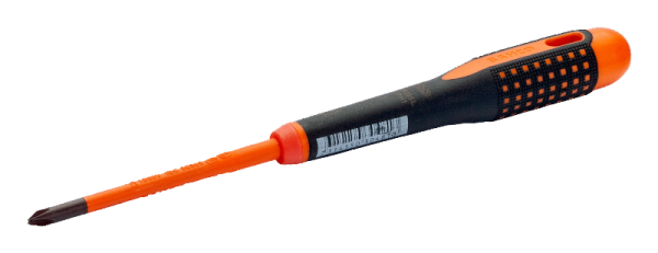 Изолированные отвертки ERGO™ под комбинированные винты со шлицем и Phillips с тонким стержнем BE-8510SL – BE-8520SL