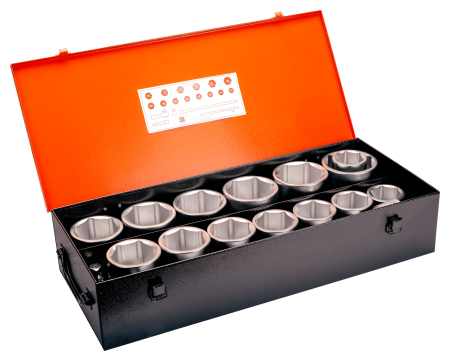 Набор торцевых головок, металлический кейс 9540MBL