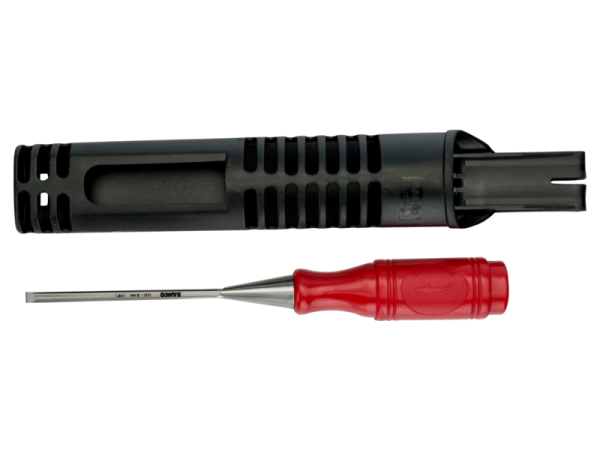 Стамеска с однокомпонентной красной рукояткой 1031