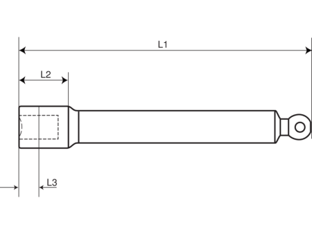 1/4″ удлинитель 696EX