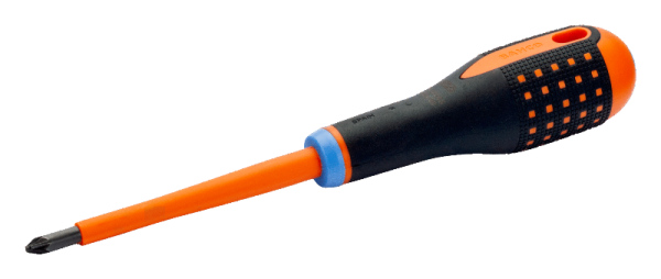 Отвертки комбинированные изолированные с рукояткой ERGO™ под винты со шлицем и Pozidriv BE-8710S – BE-8720S