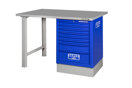 Верстак с выдвижными ящиками, металлическая столешница 1495KCWB15TS