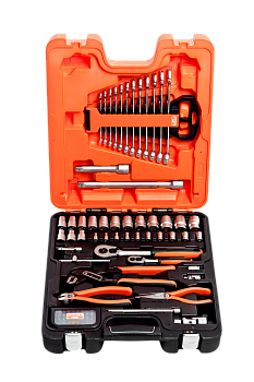 1/4″ и 1/2″ Набор торцевых головок, пластиковый кейс S81MIX 1/4″ и 1/2″ Набор торцевых головок, пластиковый кейс S81MIX