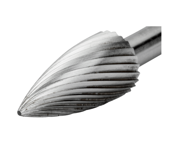 Бор-фрезы из быстрорежущей стали с аркоподобной, заостренной головкой HSSG-G
