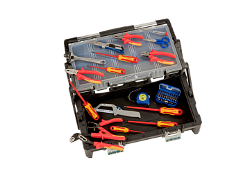 Набор электрика в пластиковом ящике IRIMO 9023PT565TS1