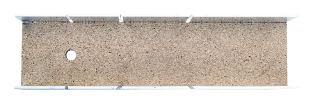 Стусло алюминиевое с основанием из ДСП 234-A