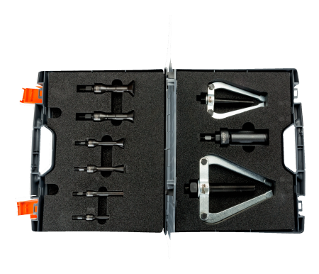 Набор съемников для мастерской, металлический кейс 4521N/7