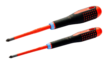 Набор изолированных отверток ERGO™ под винты Pozidriv с тонким стержнем, 2 шт. BE-9894SL Набор изолированных отверток ERGO™ под винты Pozidriv с тонким стержнем, 2 шт. BE-9894SL