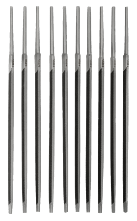 Напильник заостренный двойной сверхтонкий, промышленная упаковка, без ручки 4-188-0