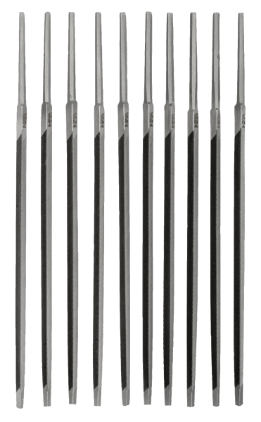 Напильник заостренный двойной сверхтонкий, промышленная упаковка, без ручки 4-188-0