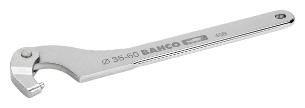 Регулируемый ключ для шлицевых гаек 40B