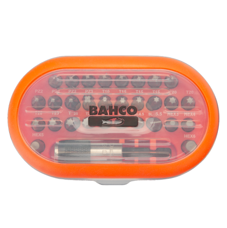 Набор стандартных бит для отверток с держателем бит, 28 предметов 59S/31-1