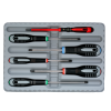Набор отверток ERGO™, 6 штук. Под винты со шлицем, Phillips, Pozidriv и TORX® BE-9871