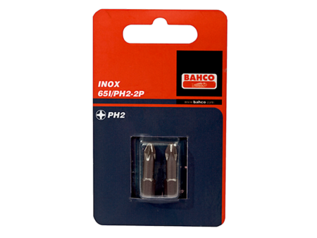 Торсионные биты из нержавеющей стали для отверток Phillips, 25 мм 65I/PH