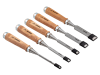 Набор стамесок с деревянной рукояткой в картонной коробке, 5 шт. 425-082