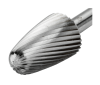 Бор-фрезы из быстрорежущей стали с древовидной скругленной головкой HSSG-F