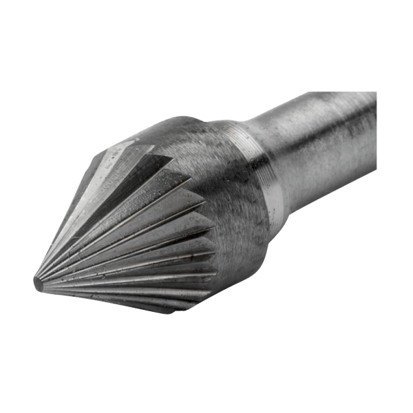 Твердосплавные бор-фрезы с конической головкой, 60° J