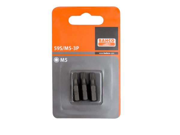 Стандартные биты для отверток XZN, 25 мм 59S/M