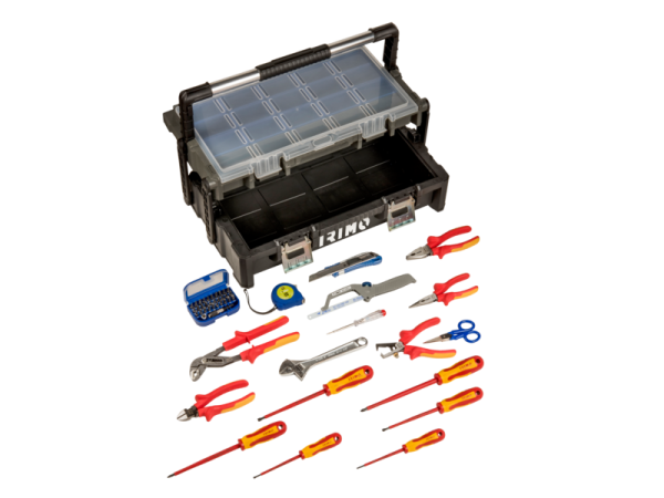 Набор электрика в пластиковом ящике IRIMO 9023PT565TS1 Набор электрика в пластиковом ящике IRIMO 9023PT565TS1