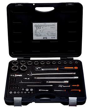 Набор торцевых головок, металлический кейс 7847SS