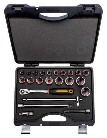 Набор торцевых головок, металлический кейс 7823DZS