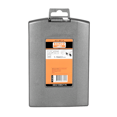 Набор сверл по металлу из быстрорежущей стали HSS-E с содержанием кобальта 4511-SET-19 Набор сверл по металлу из быстрорежущей стали HSS-E с содержанием кобальта 4511-SET-19