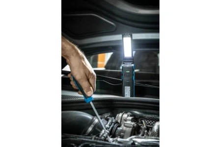 HOEGERT Фонарь светодиодный,  раскладной, 400 люмен, магнит, USB