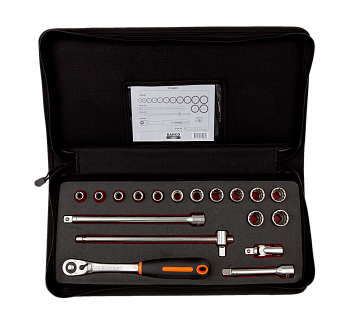 Набор торцевых головок в чехле 7818DST