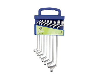 Набор накидных изогнутых гаечных ключей, 8 шт. IRIMO 15-8-H