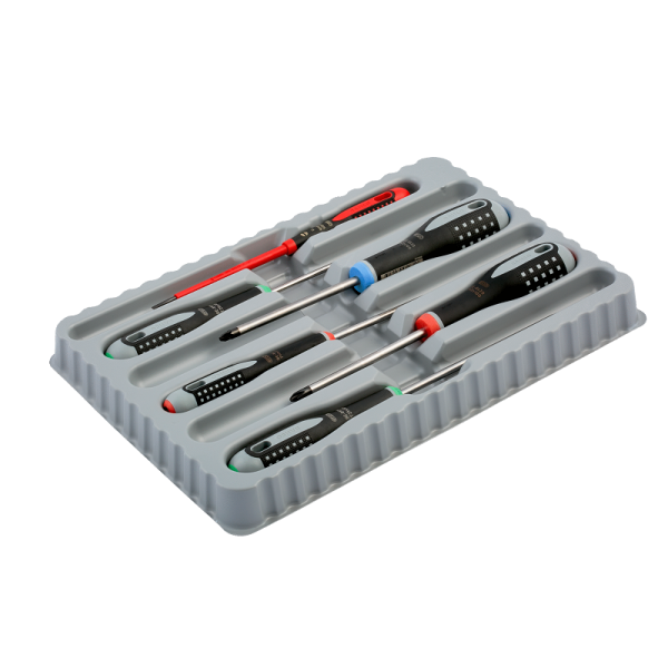 Набор отверток ERGO™, 6 штук. Под винты со шлицем, Phillips, Pozidriv и TORX® BE-9871 Набор отверток ERGO™, 6 штук. Под винты со шлицем, Phillips, Pozidriv и TORX® BE-9871