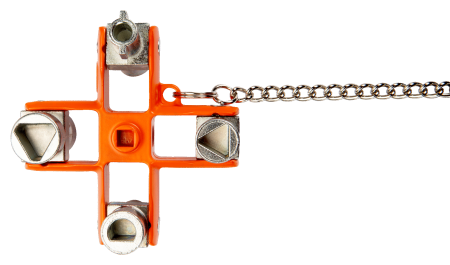 Двусторонний универсальный ключ 9 в 1 MK9